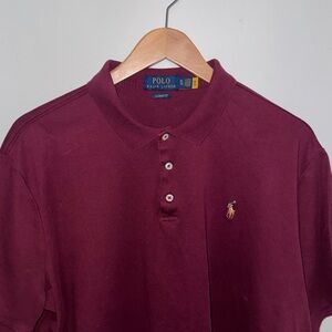 Ralph Lauren Men's Deep Burgundy Polo Shirt